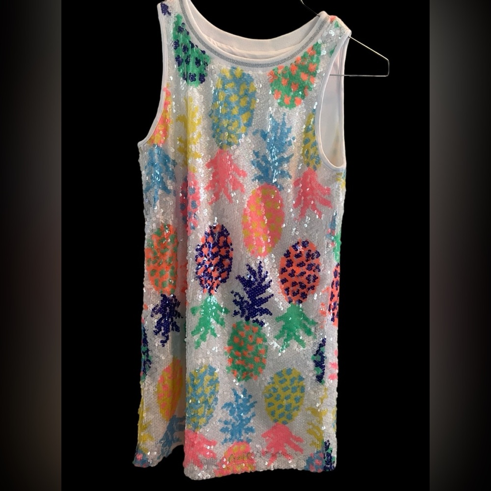 MIA New York Girls Size XL Sequin Pineapple Dress NWOT